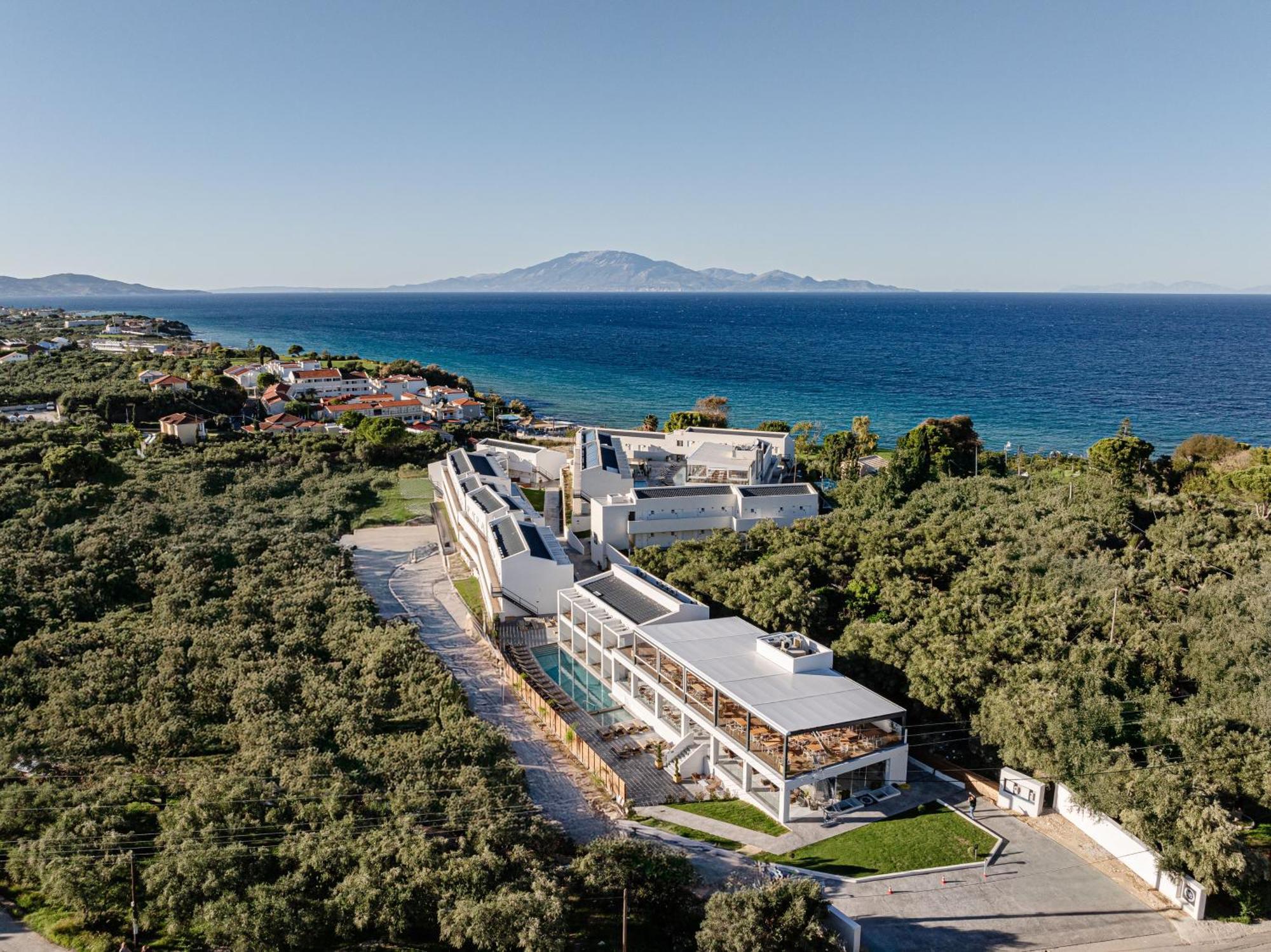 Magique Bleu Suites Tragaki Exteriör bild
